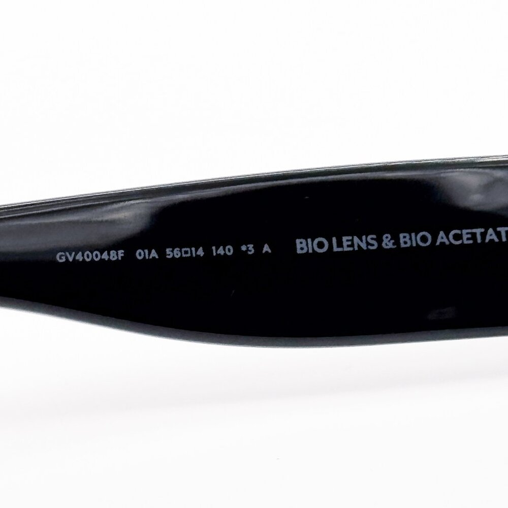 NEW GIVENCHY GV40048F 01A SHINY BLACK/GREY WOMEN SUNGLASSES GIVENCHY - Picture 8 of 9